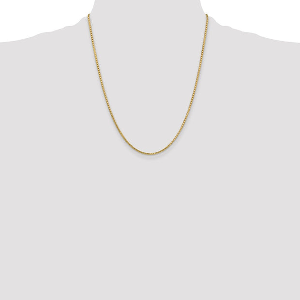 14K 1.9mm Box with Lobster Clasp Chain