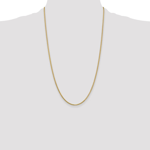 14K 1.9mm Box with Lobster Clasp Chain