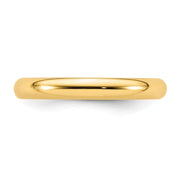14k Yellow Gold 3mm Standard Weight Comfort Fit Wedding Band