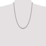 14k WG 4.25mm Solid Miami Cuban Chain