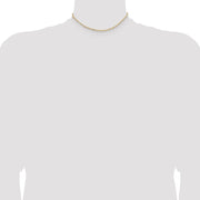 14K 1.8mm Flat Figaro with Lobster Clasp Chain