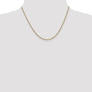 14K 1.8mm Flat Figaro with Lobster Clasp Chain