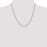 14K 1.8mm Flat Figaro with Lobster Clasp Chain
