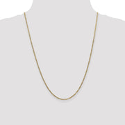 14K 1.8mm Flat Figaro with Lobster Clasp Chain