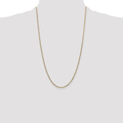14k 1.8mm Flat Figaro Chain