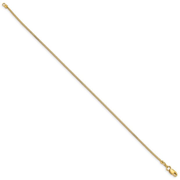 14K .9mm Franco with Lobster Clasp Bracelet