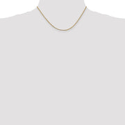 14K 1mm Franco with Lobster Clasp Chain