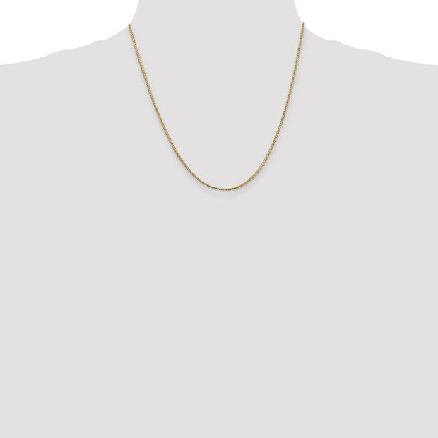 14K 1mm Franco with Lobster Clasp Chain