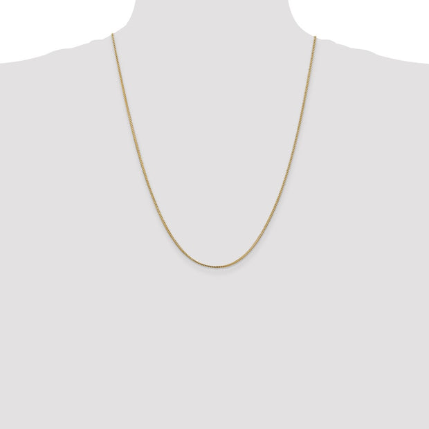 14K 1mm Franco with Lobster Clasp Chain