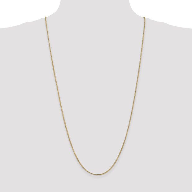 14K 1mm Franco with Lobster Clasp Chain