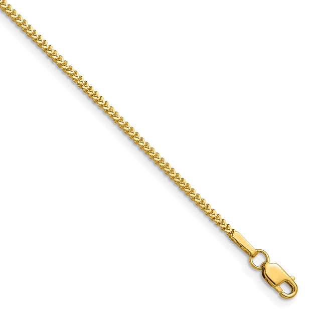 14K 1mm Franco with Lobster Clasp Chain