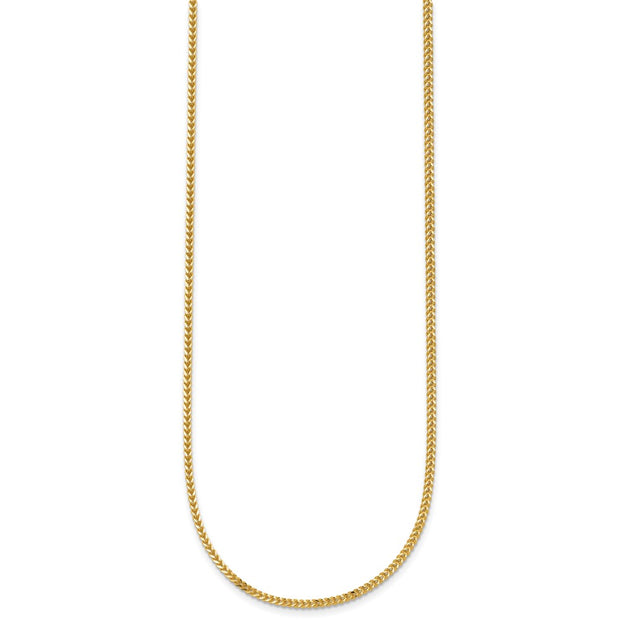 14K 1.3mm Franco with Lobster Clasp Chain