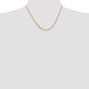 14K 1.3mm Franco with Lobster Clasp Chain