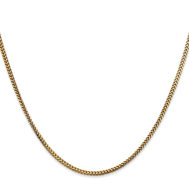 14K 1.5mm Franco with Lobster Clasp Chain