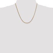 14K 1.5mm Franco with Lobster Clasp Chain