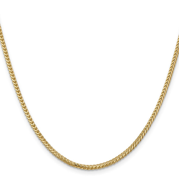 14K 2mm Franco with Lobster Clasp Chain