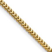 14K 2.5mm Franco with Lobster Clasp Chain