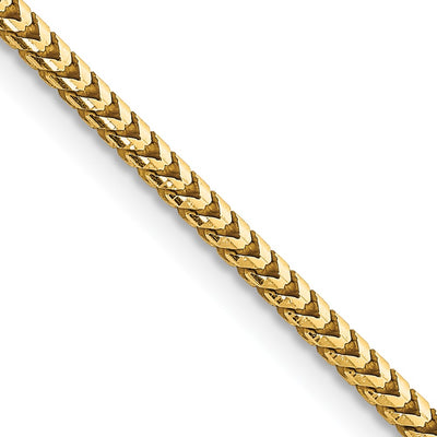 14K 2.5mm Franco with Lobster Clasp Chain