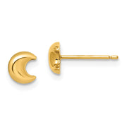 14k Madi K Moon Post Earrings