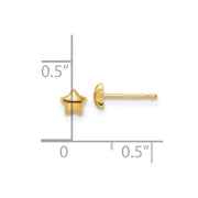 14k Madi K Polished Star Post Earrings