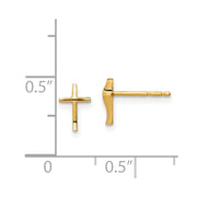14k Madi K Cross Post Earrings