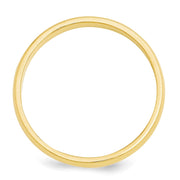 14k Yellow Gold 3mm Half-Round Wedding Band