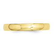 14k Yellow Gold 3mm Half-Round Wedding Band