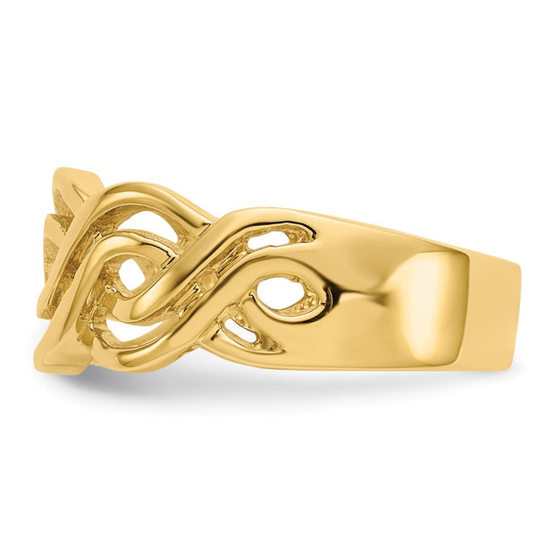 14k Infinity Ring
