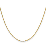 14k 1.5mm Mariners Link Chain