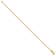 14k 1.5mm Mariners Link Bracelet