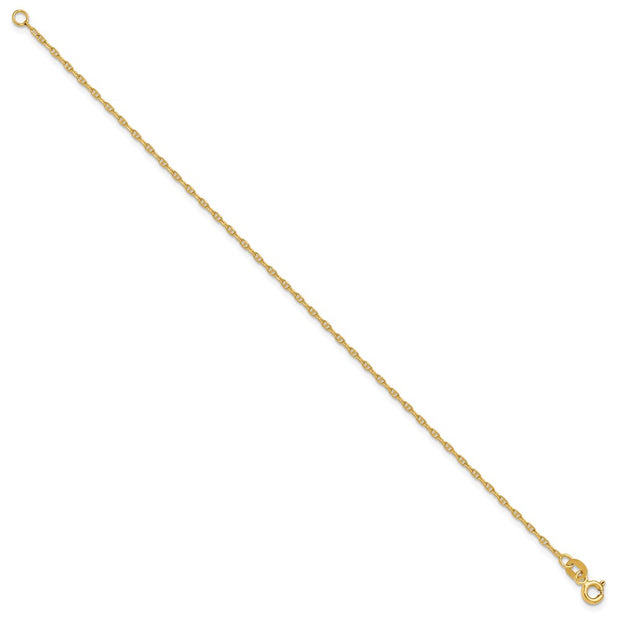 14k 1.5mm Mariners Link Bracelet