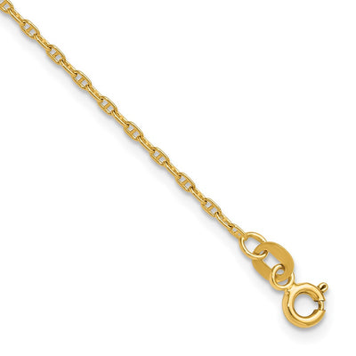 14k 1.5mm Mariners Link Bracelet