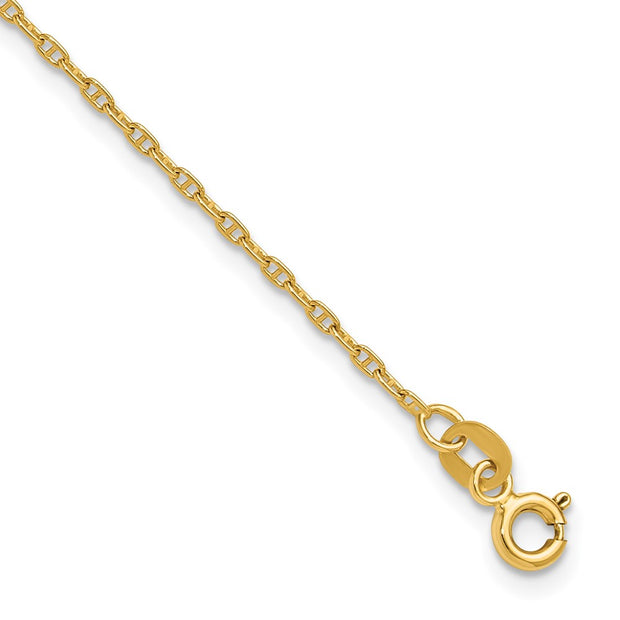 14k 1.5mm Mariners Link Bracelet