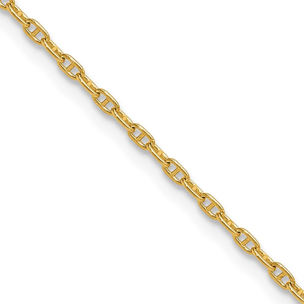 14k 1.5mm Mariners Link Chain