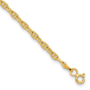 14k 3.0mm Mariners Link Bracelet