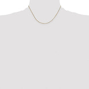 14K .5mm Octagonal Snake with Lobster Clasp Chain