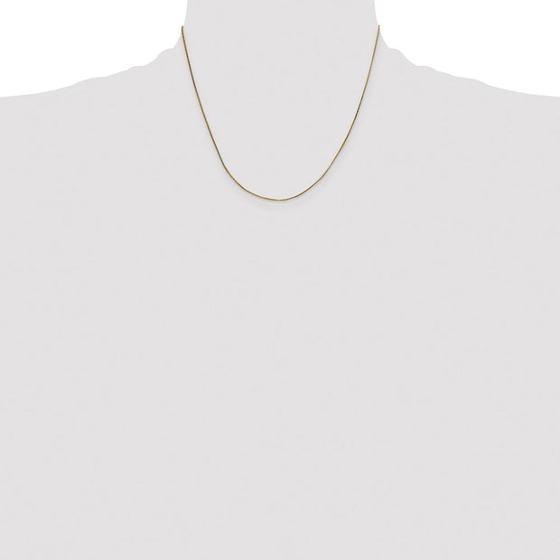 14K .5mm Octagonal Snake with Lobster Clasp Chain