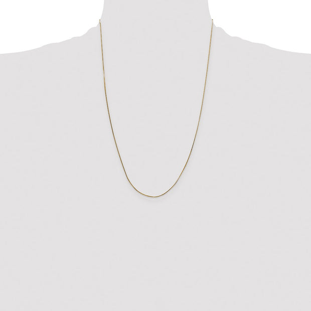 14K .5mm Octagonal Snake with Lobster Clasp Chain