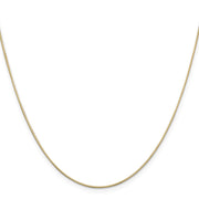 14K .6mm Octagonal Snake with Lobster Clasp Chain