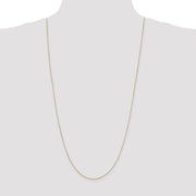 14K .6mm Octagonal Snake with Lobster Clasp Chain