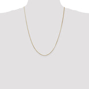 14K .8mm Octagonal Snake with Lobster Clasp Chain