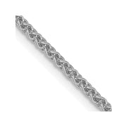 14K White Gold 1.7mm Spiga with Lobster Clasp Chain