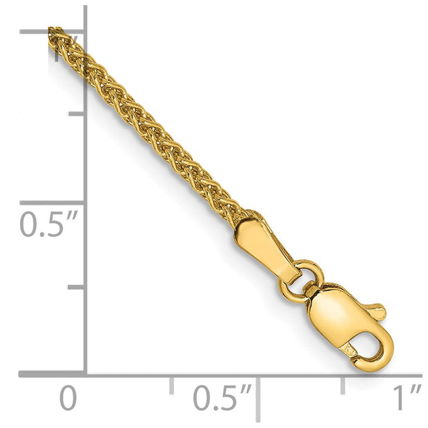 14K 1.7mm Spiga with Lobster Clasp Bracelet