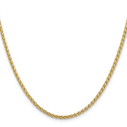 14K 2.8mm Spiga with Lobster Clasp Chain