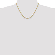 14K 2.8mm Spiga with Lobster Clasp Chain