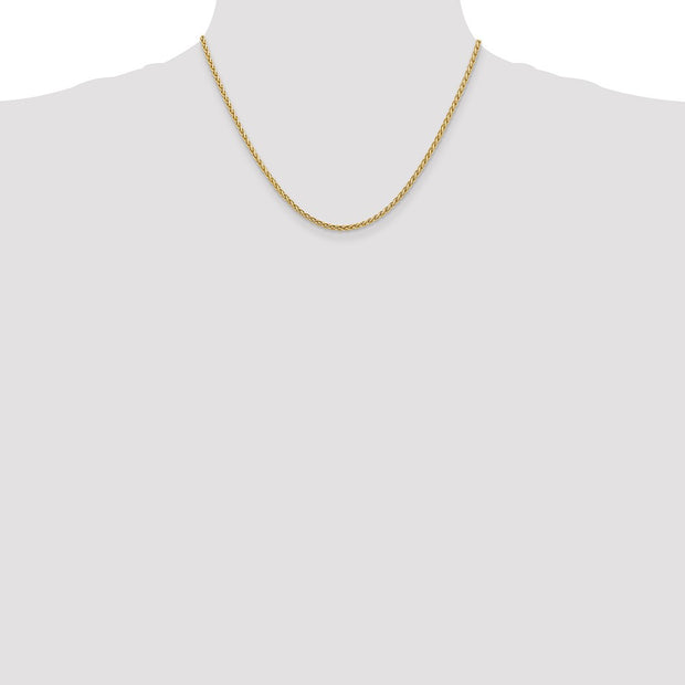 14K 2.8mm Spiga with Lobster Clasp Chain
