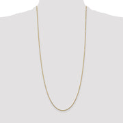 14K 1.45mm Solid Diamond-cut Cable with Lobster Clasp Chain