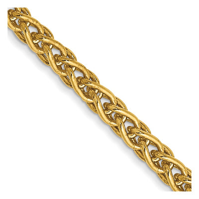 14K 2.8mm Spiga with Lobster Clasp Chain