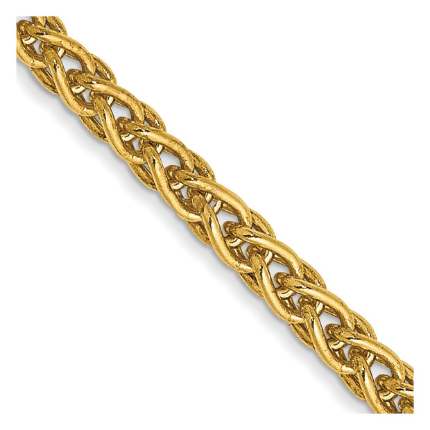 14K 2.8mm Spiga with Lobster Clasp Chain
