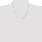 14K .85mm Spiga with Spring Ring Clasp Chain
